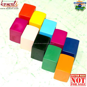 Pulsera de moda Lucite de resina acrílica turquesa en diseño cuboide multicolor para bodas, fiestas y regalos, joyería al por mayor - Product Image 6