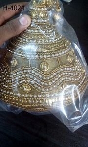 H4019 Ladies High Quality <b>Gold</b> Silver Beaded Evening Party <b>Handbags</b> Handmade Metal Clutch with Stone Work Bridal <b>Wedding</b> Purse - Product Image 6