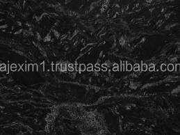 Dalle de granit noir absolu poli 70x240, design moderne pour revêtements de sol et comptoirs en Inde - Product Image 2