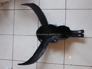 Nhựa Lớn Trâu Cho Skull Tường Trang Trí Hand Painted Mexico Phong Cách Phức tạp Tường Treo Cho Trang Trí Nội Thất - Product Image 4