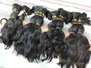 Extensiones de Cabello Humano Remy Virgen Indio de Alta Calidad al por Mayor de Hamson, Doble Trama a Máquina, Cabello Humano Premium, 100g/unidad - Product Image 1