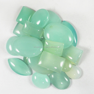 พิเศษสุด23ชิ้น! Aqua Chalcedony 100 GMS แบบอิสระ Cabochon, IG0455พลอย - Product Image 2