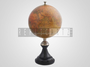 Globe terrestre vintage pour décoration de bureau |   Ornement de table haut de gamme avec carte antique, idéal pour la maison, le bureau, la bibliothèque, cadeau éducatif, pièce d'appoint - Product Image 4