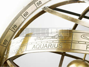 Fully Brass Armillary Sphere Sundial Antique <b>Nautical</b> Maritime Globe with <b>Decorative</b> Brass Casting Technique - Product Image 3