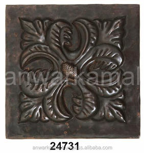 Antique <b>Copper</b> Manufacturer Design <b>Wall</b> Decorative <b>Tiles</b> - Product Image 1