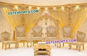 Sankheda ชุดเฟอร์นิเจอร์ไม้สำหรับงานแต่งงาน,ชุดเฟอร์นิเจอร์ไม้สำหรับงานแต่งงานที่มีสีสัน - Product Image 6