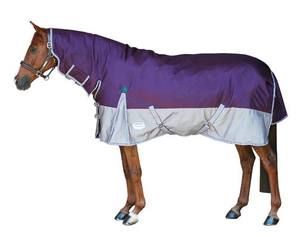 Couverture d'hiver pour cheval 600 Deniers Imperméable Rembourrage 300 GSM avec col intégré - Product Image 1