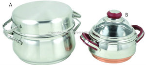 Conjunto de panelas de aço inoxidável, panelas para fritar panelas, frigideira, casserole - Product Image 6