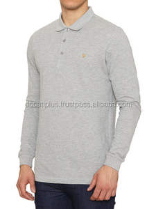 เสื้อโปโลแขนยาวสำหรับผู้ชายกำหนดเอง OEM - Product Image 4