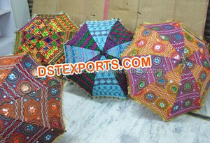 Mehandi-paraguas de noche para escenario, decoración colorida de escenario, sombrilla de boda para escenario Mehandi - Product Image 2