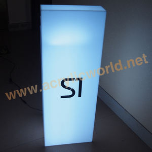 Customized Size Acrylic Floor <b>Standing</b> Pedestal Acrylic Pedestal - Product Image 3