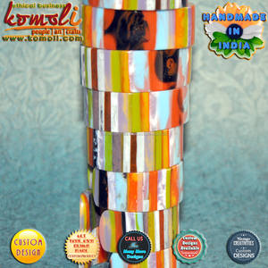 Pulseras y brazaletes de resina acrílica, varios colores, mezcla caliente - Product Image 4