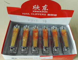 Coupe-ongles en acier au carbone, accessoire pour manucure, souvenir, avec porte-clé, poignée en plastique coloré, 1 pièce, offre spéciale - Product Image 2