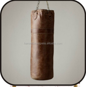 Sac de frappe en cuir véritable - Product Image 6