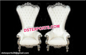 Clásico de la novia y el novio de la boda real silla oro Metal de latón novia novio sillas fabricante - Product Image 2