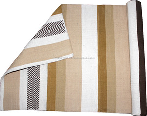 Alfombra de Meditación Antideslizante Tejida 100% Algodón Fabricada en India con Color Personalizado - Marca OEM - Product Image 2