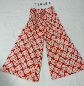 Pantalones Palazzo de verano informales transpirables 100% algodón - Product Image 5