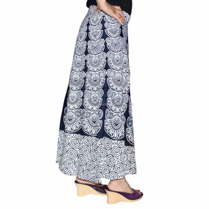 Largo abrigo alrededor de la falda impreso étnicos Hippie de las mujeres indias faldas Hippie gitana algodón de mandala falda vestido - Product Image 2