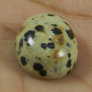 Natural jaspe dálmata 16x12mm cabujón Oval 10,10 Cts de piedras preciosas sueltas para la fabricación de la joyería - Product Image 3