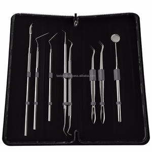 Kit de 8 outils dentaires, détartreur, cure-dents, nettoyage dentaire, restauration dentaire, ensemble d'hygiène dentaire, acier inoxydable de qualité A - Product Image 4