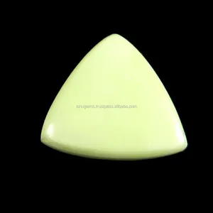 5.30 gms lemon crisoprásio 27mm Trillion Cab, gemstone para jóias IG2099