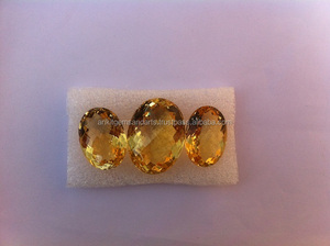 Piedra Preciosa de Cuarzo Citrino Natural de Corte Ovalado, 100 Quilates MOQ, Cristales Sueltos Amarillos para Anillos, Fabricación de Joyas, Venta al Por Mayor - Product Image 5