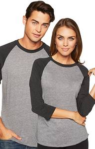 Next Level Apparel Camiseta de manga raglán tri-blend Unisex 3/4-Hecho de 50% poliéster, 25% algodón y 25% rayón - Product Image 2