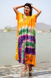 ชุด Kaftan ยาวหลากสีสำหรับผู้หญิง - Product Image 3