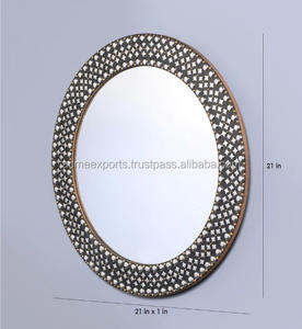 กระจกติดผนังงานฝีมือขายส่งจากอินเดีย |   กระจกตกแต่งบ้าน - Product Image 2