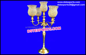 คริสตัลโต๊ะกลางชิ้นงานแต่งงานฮอลล์โต๊ะตกแต่งชิ้นศูนย์จัดงานแต่งงานแขวนคริสตัลชิ้นกลาง - Product Image 5