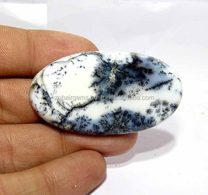 Cabujón de ópalo de dendrita natural de grado AAA corte ovalado 29x54mm 0,1-100g - Product Image 2