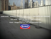 Panel Pagar Pembatas untuk Lokasi Konstruksi Sementara _DANA STEEL_UAE