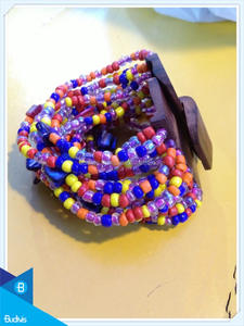 2020 Wood Clasp Mixed <b>Bead</b> <b>Bracelet</b> 100% Hand Made From Bali - Product Image 5