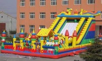 Parc gonflable de château d'extérieur pour enfants, parc d'attractions gonflable, aire de jeu gonflable
