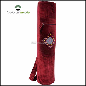 Bolsa de Transporte para Esterilla de Yoga de Algodón Orgánico con Correa, Ecológica, Duradera, Ligera, Reutilizable, Lavable y Plegable para Gimnasio y Viajes - Product Image 3