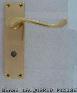 Omg Industries Poignée de porte à levier en laiton au design contemporain pour appartements et intérieurs modernes - Product Image 2