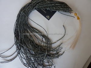 Perles rondes en hématite de 2 mm pour la fabrication de bijoux, pierres de guérison, vente en gros, Coszcatl Exports - Product Image 6