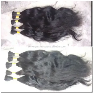 12A grade hair.2025 New arrival hand sew indian hair cuticle human bulk hair Available sizes 10" up to 40"