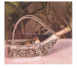 Porte-bouteille de vin en métal vintage écologique pour fête - Product Image 3