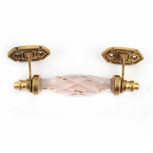 Handmade Pink Glass Solid Door Pulls Bedroom Kitchen Handles GH-20 - Product Image 2