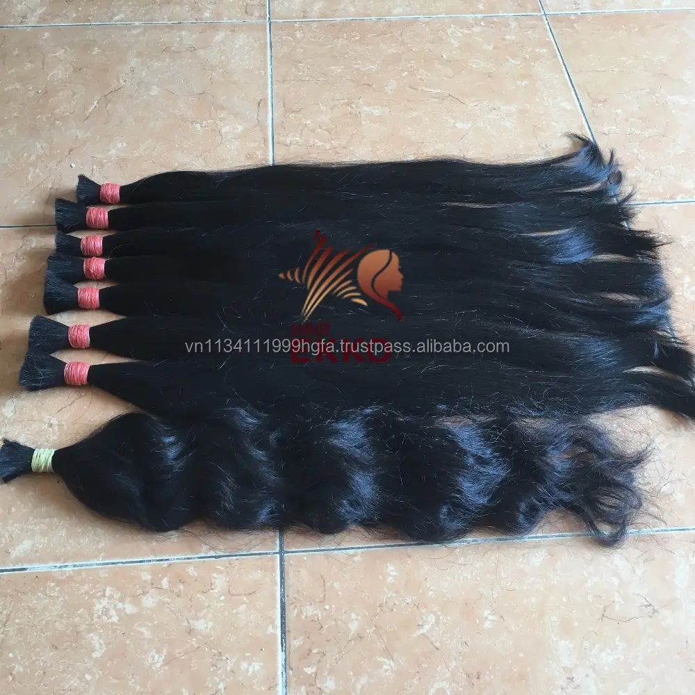 Vietnamese Virgin Hair Body Weave 4 pcs/lot 8"-30" Natural Black Vietnam Hair Bundles 7A High Quality Human Hair Weave For Sale