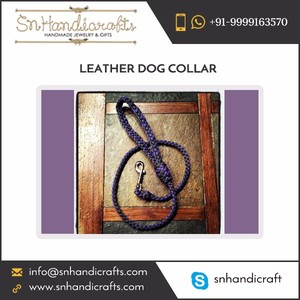 Unbelievable Price Eco-Friendly Leather Dog Collar with Customized Packaging for Sale - Product Image 1