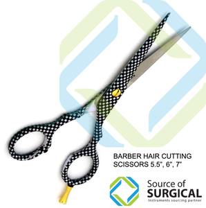 กรรไกรช่างตัดผมสแตนเลสแบบมืออาชีพพร้อมปลายแหลมปลายใบมีดคม - Product Image 6