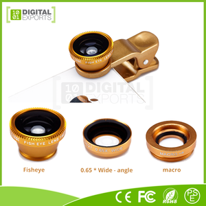 Lente de teléfono de cristal universal más nueva, mini lente de teléfono de ojo de pez, kit de lentes para teléfono móvil - Product Image 3