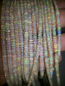 Lot de brins de perles d'opale naturelles de 2mm à 4mm - Product Image 5