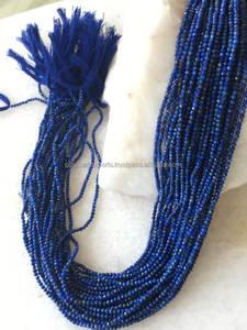 หินคริสตัลสำหรับบำบัดหินแลพิสแลซูลีลูกปัดอัญมณีเม็ดกลมขนาดเล็ก2-2.25มม. เส้นใยประมาณ14นิ้ว - Product Image 4