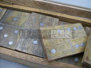 Juego de Dominó de Madera de Alta Calidad |   Juego de Mesa Familiar Clásico para Adultos y Niños | Juego de Dominó Tradicional de Madera | Suministro al por Mayor - Product Image 3