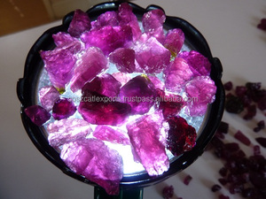อัญมณีอินเดียแบบไม่ผ่านการเจียระไนรูปทรงทัวร์มาลีนธรรมชาติ - Product Image 3