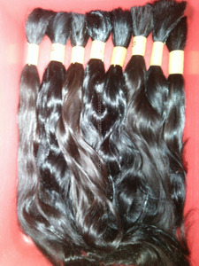 Cabello humano a granel de la India, precio de fábrica, 10000% sin procesar Sin piojos ni tuercas, cabello humano remy a granel - Product Image 6