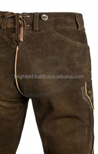 Trachtenmode cuero traje alemán tradicional bávaro Oktoberfest cuero de ante Trachten Lederhosen (prendas bávaras) Hosen - Product Image 3